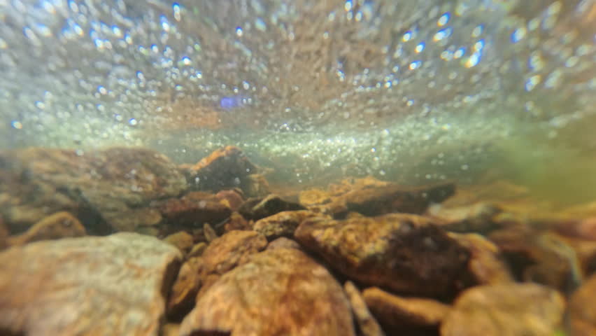 Underwater to Above Waterfall in Shenandoah National Park
