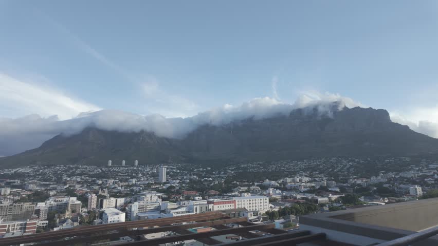 Table Mountain and Cape Town Cityscape, South Africa