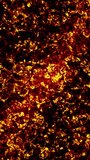 High-quality 4K vertical seamless loop of burning golden crystals on black. Intense fiery particles with organic motion, optimized for Reels, stories and mobile backgrounds. Portrait orientation, providing perfect copy space for mobile video titles. - Powered by Shutterstock - Get 15% off with code: PIKWIZARD15
