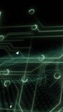 Animation of data processing over computer circuit board. global computing, data processing, technology and digital interface concept digitally generated video. - Powered by Shutterstock - Get 15% off with code: PIKWIZARD15