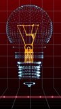 Animation of light bulb, statistics and data processing. Global electricity, cloud computing, digital interface and data processing concept digitally generated video. - Powered by Shutterstock - Get 15% off with code: PIKWIZARD15