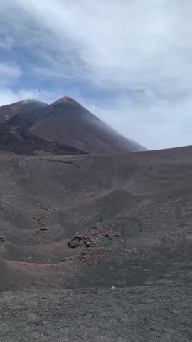 Mount Etna on the island of Sicily, Italy, Mediterranean