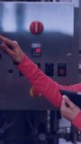 Animation of data processing over caucasian female engineer using tablet. Global engineering, digital interface, computing and data processing concept digitally generated video. - Powered by Shutterstock - Get 15% off with code: PIKWIZARD15