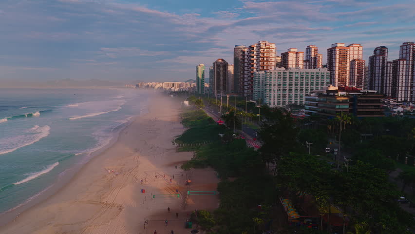 Rio de janeiro center at rio de janeiro in rio de janeiro brazil with urban core and mountain views