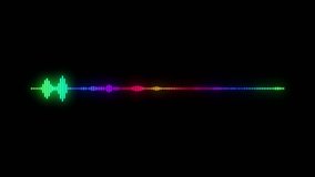 Neon Audio Waveform Visualizer Animation Colorful Sound Wave Equalizer - Powered by Shutterstock - Get 15% off with code: PIKWIZARD15