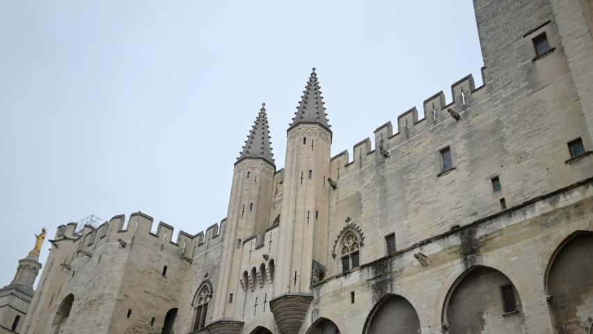 Palace of the Popes (Palais des Papes) in Avignon, France