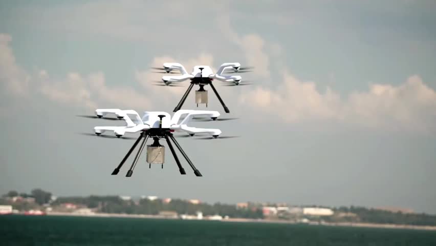 ACECORE NEO MILITARY DRONE LANDING