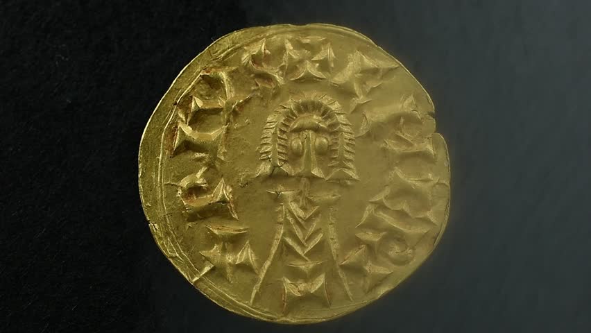 Smoke Revealing Old Visigothic Coin