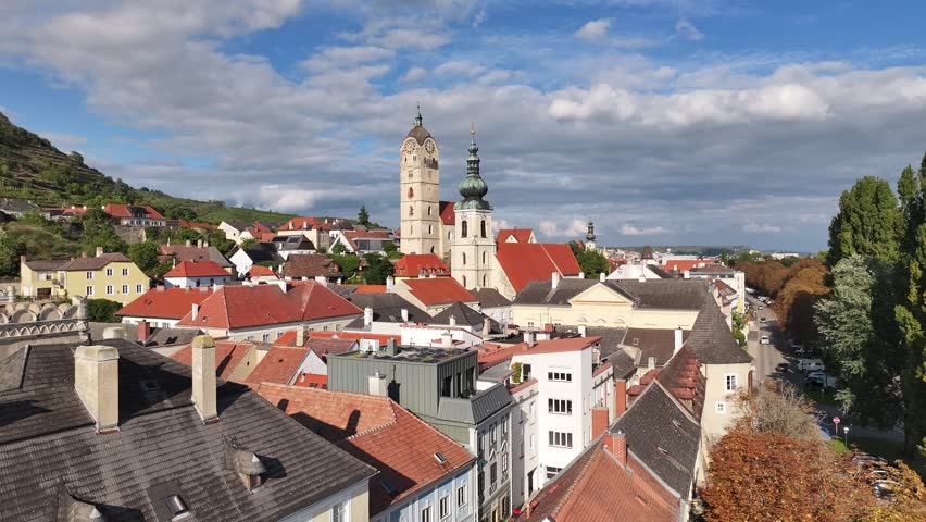 Krems Church Close Up Architecture Aerial