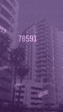 Animation of graph and changing numbers over low angle view of modern buildings against sky. Digital composite, multiple exposure, report, business, growth and architecture concept. - Powered by Shutterstock - Get 15% off with code: PIKWIZARD15