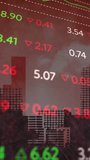 Animation of stock market data processing against 3d cityscape model. Global economy and business technology concept - Powered by Shutterstock - Get 15% off with code: PIKWIZARD15