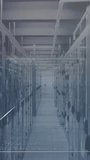 Animation of spinning globe, data processing and network of connections against computer server room. Global networking and business data storage technology concept - Powered by Shutterstock - Get 15% off with code: PIKWIZARD15
