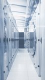 Animation of data processing over server room. Global business and digital interface concept digitally generated video. - Powered by Shutterstock - Get 15% off with code: PIKWIZARD15