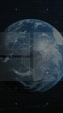 Animation of stock market data processing over globe against microprocessor connections. Global economy and business technology concept - Powered by Shutterstock - Get 15% off with code: PIKWIZARD15