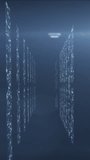 Animation of abstract shapes and data processing over computer servers. Global computing, connections, data processing and digital interface concept digitally generated video. - Powered by Shutterstock - Get 15% off with code: PIKWIZARD15