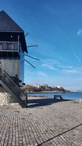 Amazing Panorama of old town of Nessebar, Burgas Region, Bulgaria