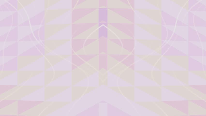 Symmetrical Pastel Triangle Abstract Motion Graphics