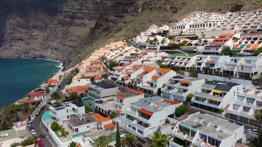 4K Cinematic drone footage In Los Gigantes - Tenerife, Spain_119