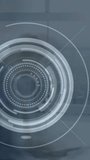 Animation of financial data processing and scope scanning over business people walking. global business, finances and digital interface concept digitally generated video. - Powered by Shutterstock - Get 15% off with code: PIKWIZARD15