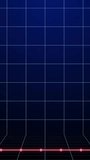 Vertical video: Left arrow cueing cyan zigzag trend line drawing upward to show data rebound. Grid, holographic, dashboard, charts, pie, globe, vertical video - Powered by Shutterstock - Get 15% off with code: PIKWIZARD15