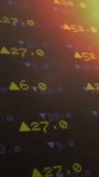 Animation of financial data processing over clouds background. Global finance, business, connections, computing and data processing concept digitally generated video. - Powered by Shutterstock - Get 15% off with code: PIKWIZARD15