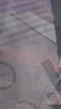 Animation of data processing over sportsman walking. Global business and digital interface concept digitally generated video. - Powered by Shutterstock - Get 15% off with code: PIKWIZARD15