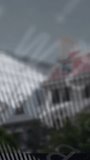 Digital data processing animation over urban landscape with buildings and greenery. Technology, data analysis, digital transformation, cityscape, innovation, connectivity - Powered by Shutterstock - Get 15% off with code: PIKWIZARD15