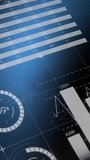 Animation of mathematical equations and data processing. Global science, business, finances, computing and data processing concept digitally generated video. - Powered by Shutterstock - Get 15% off with code: PIKWIZARD15
