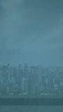 Animation of padlock icon and digital data processing over cityscape. Global cyber security, connections, cloud computing and data processing concept digitally generated video. - Powered by Shutterstock - Get 15% off with code: PIKWIZARD15