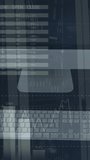 Animation of statistics and data processing over computer servers. Global computing, digital interface and data processing concept digitally generated video. - Powered by Shutterstock - Get 15% off with code: PIKWIZARD15