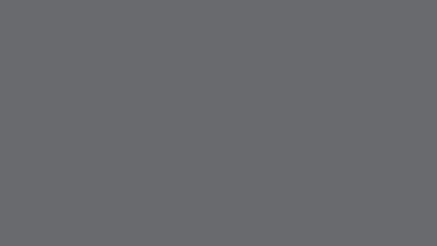 Animated map of Hungary, white map on gray background.