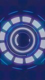 Animation of data processing over scope scanning. Global business and digital interface concept digitally generated video. - Powered by Shutterstock - Get 15% off with code: PIKWIZARD15