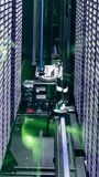 Animation of social media data processing over computer servers. Global social media, connections, cloud computing and data processing concept digitally generated video. - Powered by Shutterstock - Get 15% off with code: PIKWIZARD15
