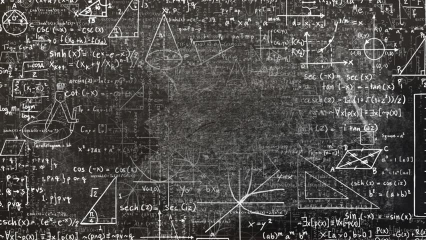 Vertical video: Hand writing quadratic and df or dt on chalkboard, teaching math, eraser smudging. Blackboard, parabola, derivative, geometry, diagrams, axes, chalkdust