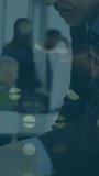 Animation of statistical data processing over two diverse businesswomen discussing at office. Business data technology concept - Powered by Shutterstock - Get 15% off with code: PIKWIZARD15