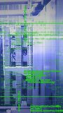 Animation of data processing and scope scanning against computer server room. Computer interface and business data storage technology concept - Powered by Shutterstock - Get 15% off with code: PIKWIZARD15