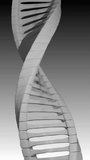 DNA strand with glowing red and yellow data processing animation. Biotechnology, genetics, bioinformatics, molecular, genetic code, technology - Powered by Shutterstock - Get 15% off with code: PIKWIZARD15