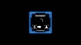 Digital payment processing animation with dollar sign and lock online payment secure transaction - Powered by Shutterstock - Get 15% off with code: PIKWIZARD15