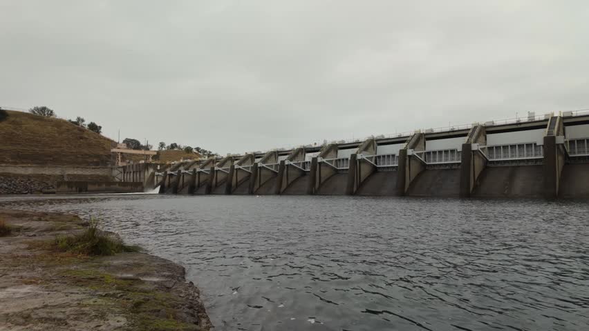 Nimbus Dam on Overcast Day