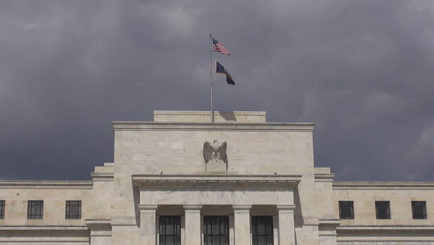 United States Federal Reserve building by day, Washington DC, USA