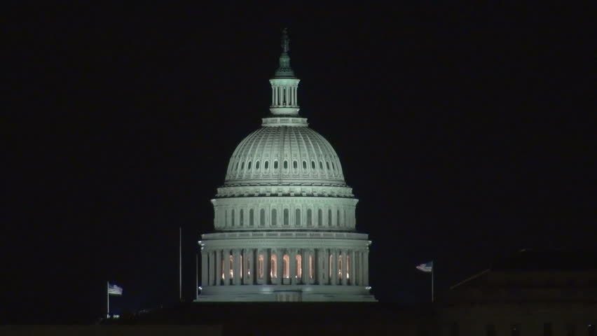 united states capitol dome congress by Stock Footage Video (100% ...