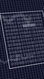 Animation of interface with binary coding and statistical data processing against blue background. Computer interface and business data technology concept - Powered by Shutterstock - Get 15% off with code: PIKWIZARD15