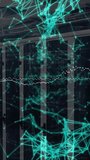 Animation of network of connections data processing over computer servers. Global finance, business, connections, computing and data processing concept digitally generated video. - Powered by Shutterstock - Get 15% off with code: PIKWIZARD15