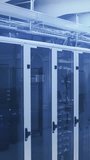 Animation of data processing and mathematical equations against computer server room. Computer interface and business data storage technology concept - Powered by Shutterstock - Get 15% off with code: PIKWIZARD15