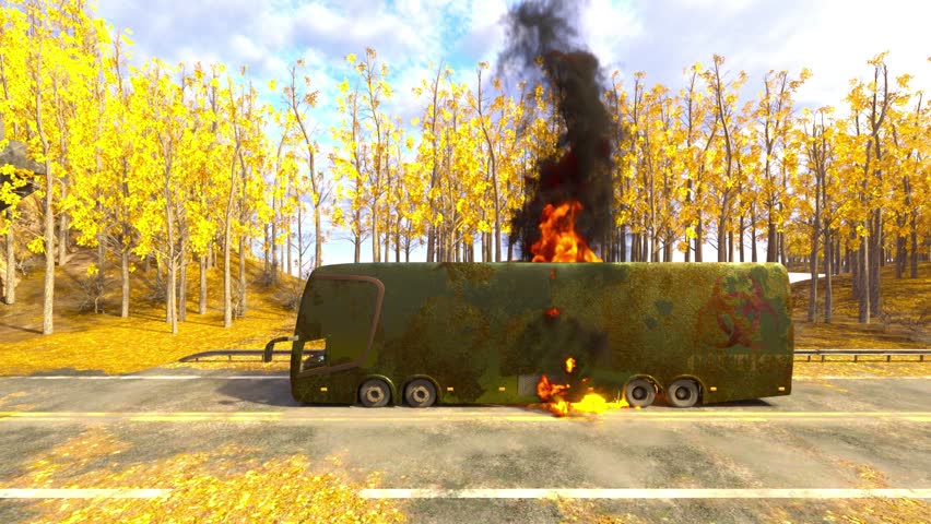3D rendering of a military truck