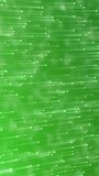Vertical video: Neon particles flowing in portrait, rippling mesh making clusters brighten for tech. Abstract, points, grid, green, motion, looping, vertical video - Powered by Shutterstock - Get 15% off with code: PIKWIZARD15