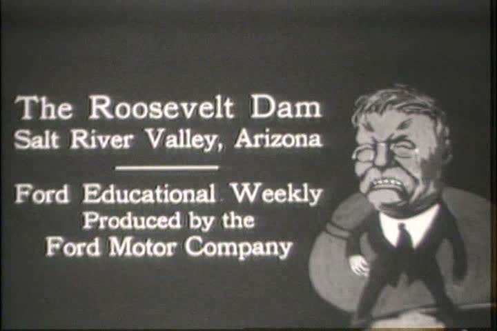1910s - Roosevelt Dam, Salt River, Arizona, 1917.