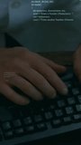 Animation of screen with data processing and text. Global computing, digital interface and data processing concept digitally generated video. - Powered by Shutterstock - Get 15% off with code: PIKWIZARD15