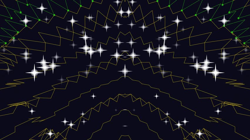 A starry night sky with a mountain range