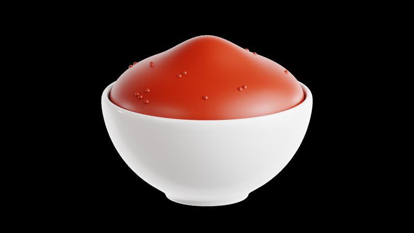 Spicy Chili Powder in White Bowl